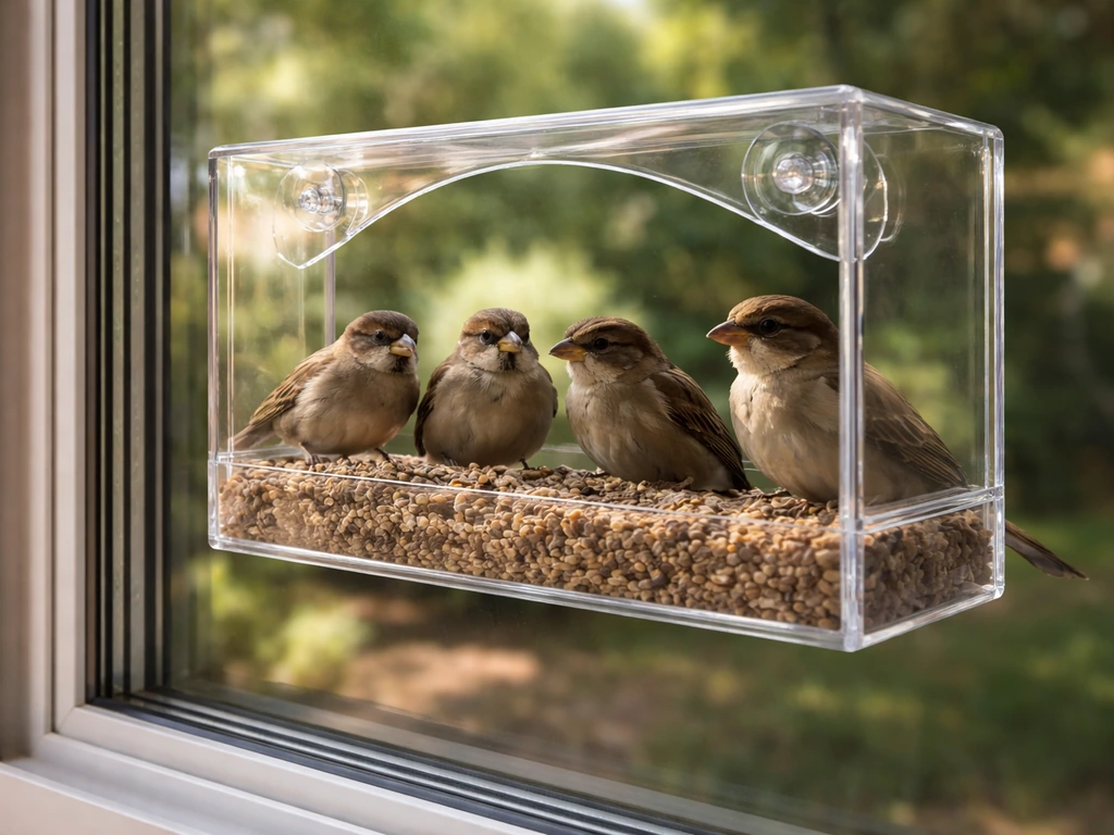 best window bird feeder one way mirror