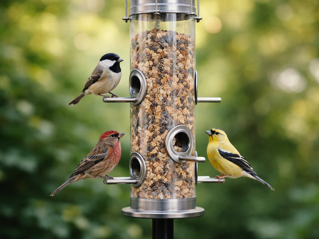 Best Cylinder Bird Feeders: How to Choose and Maintain