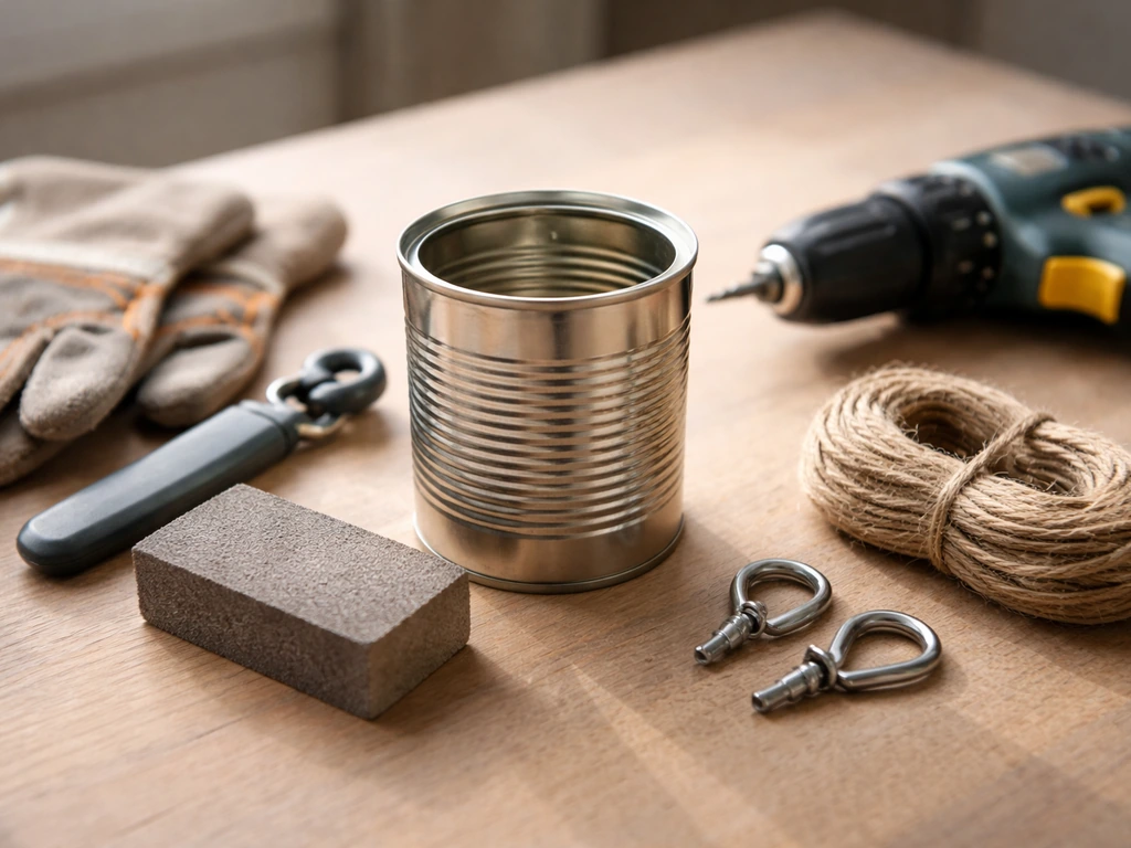 tin can bird feeder